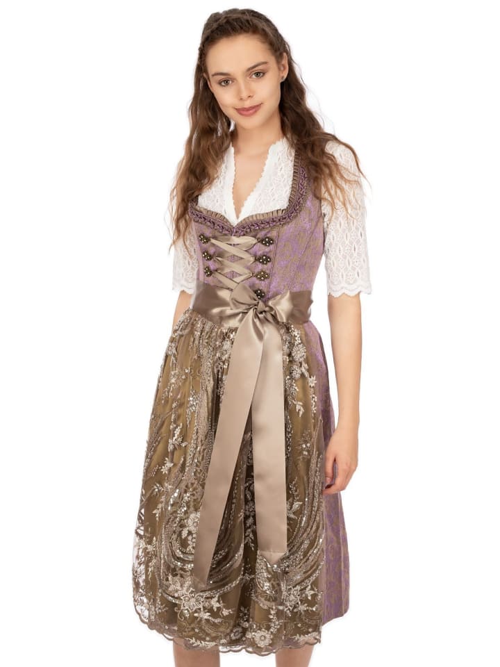 KRÜGER Dirndl 116266 in lila günstig kaufen