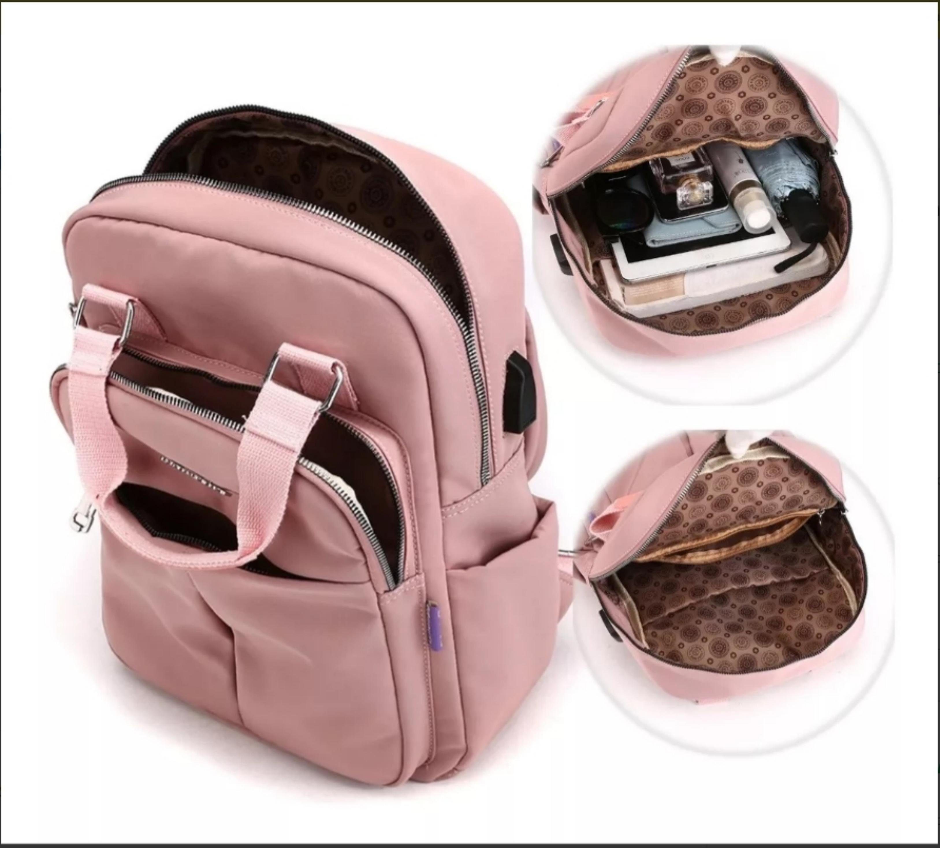 Coonoor Cityrucksack Nylon Wasserdicht Rucksäcke, Arbeitsrucksack externen USB-Anschluss
