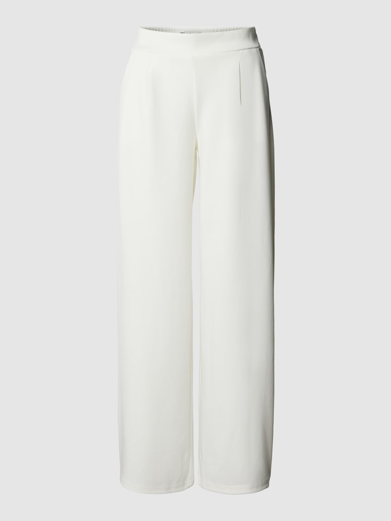 Stoffhose mit Paspeltasche am Gesäß Modell 'KATE' in offwhite