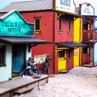 32mm American Legends Side Street Building 1