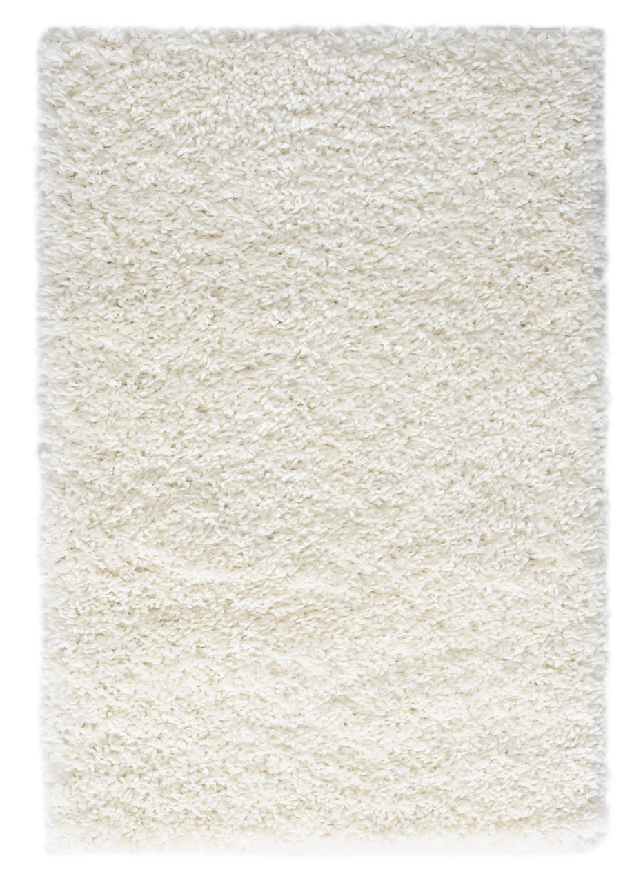 MyFlair Teppich Elodie, 60cm x 90cm, Farbe Weiß, rechteckig, Florhöhe 37mm