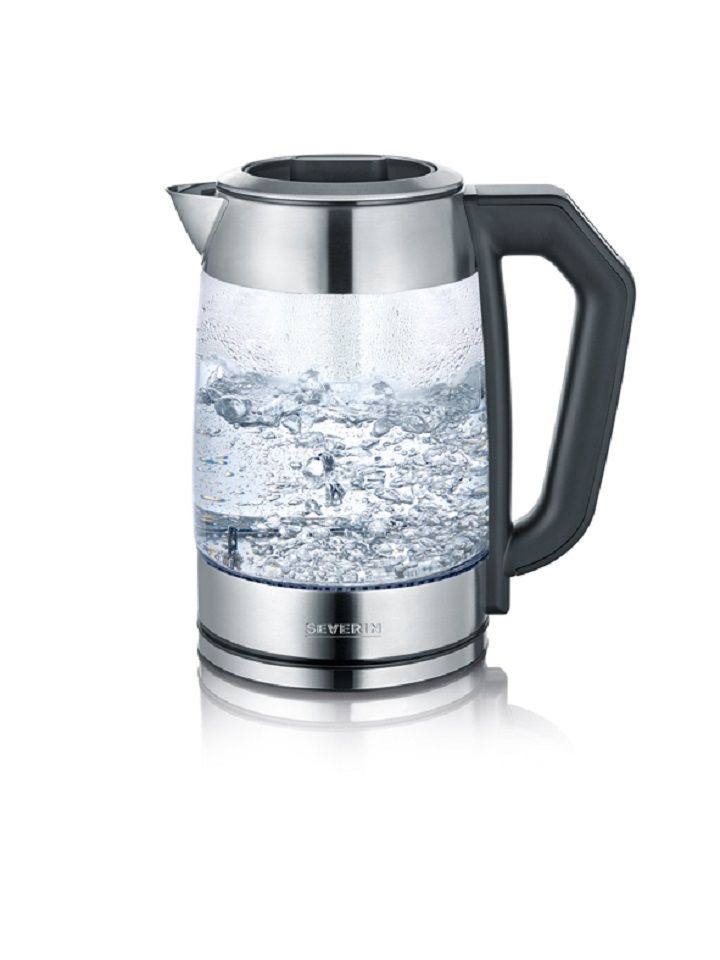Severin Wasserkocher Glas Edelstahl