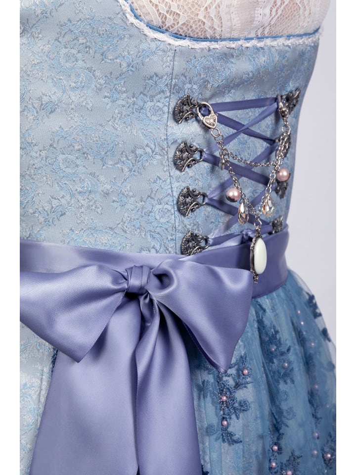 Edelnice Mini Dirndl 2-teilig Cloé in hellblau günstig kaufen