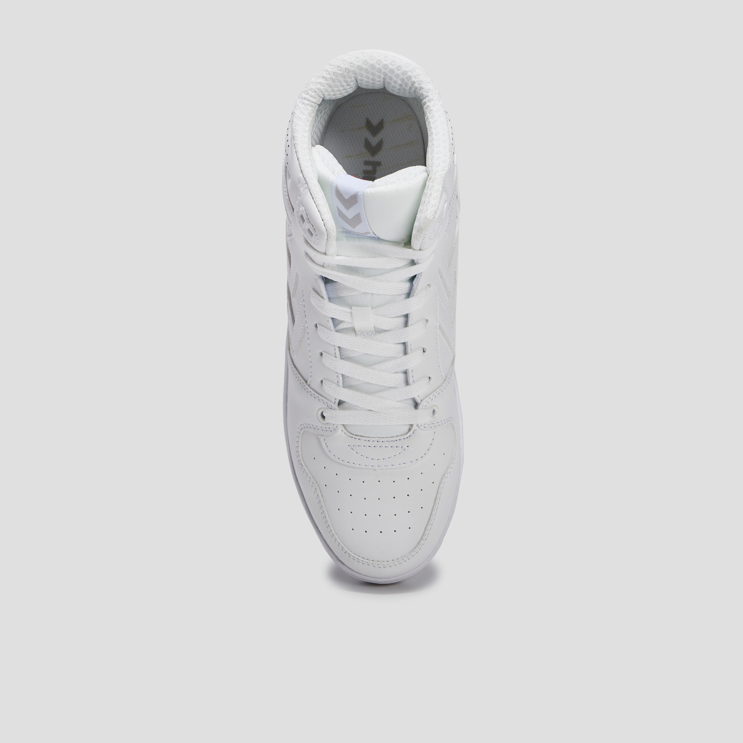 Baskets montantes à lacets blanc homme | La Halle