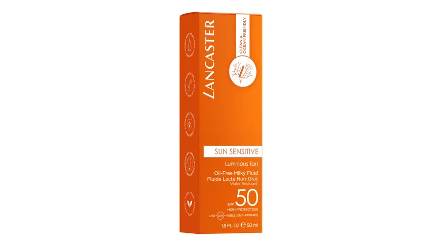 LANCASTER Clean Sun Sensitive Milky Fluid SPF 50 50 ml