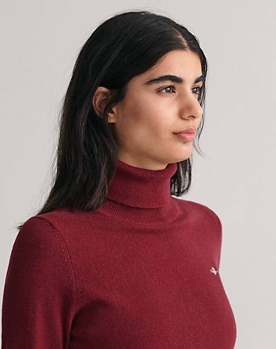 GANT Damen Rollkragenpullover mit Wolle