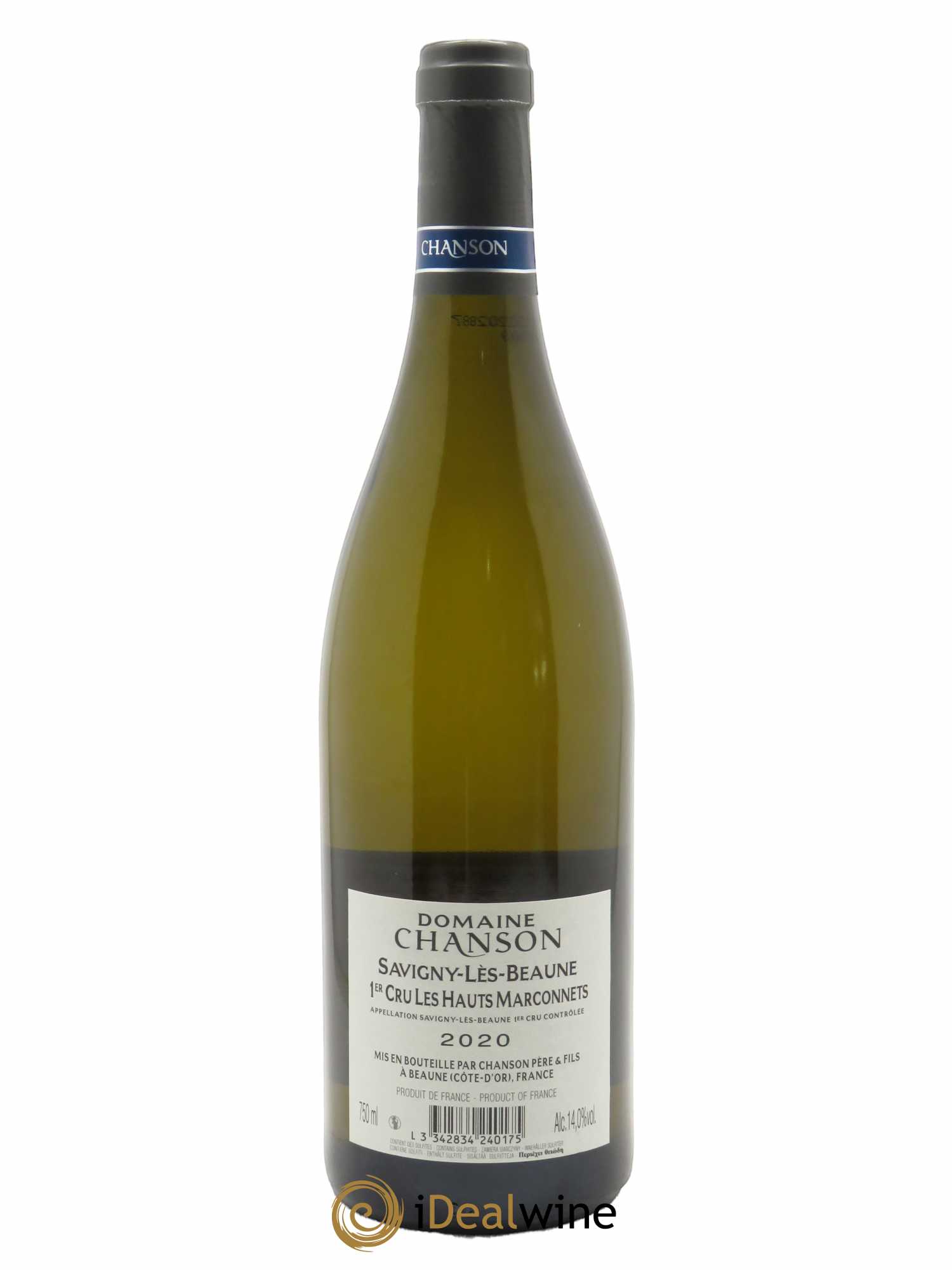 Savigny-lès-Beaune 1er Cru Les Hauts Marconnets Chanson  2020 - Lot de 1 Bouteille