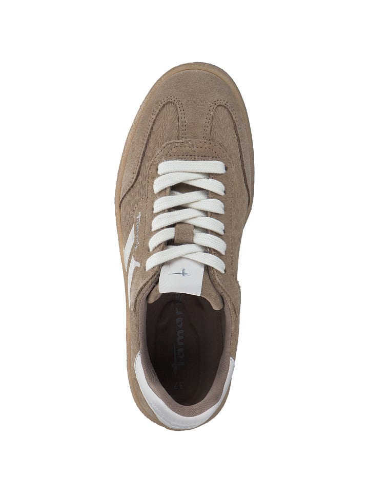 Tamaris Schnürschuhe in taupe günstig kaufen