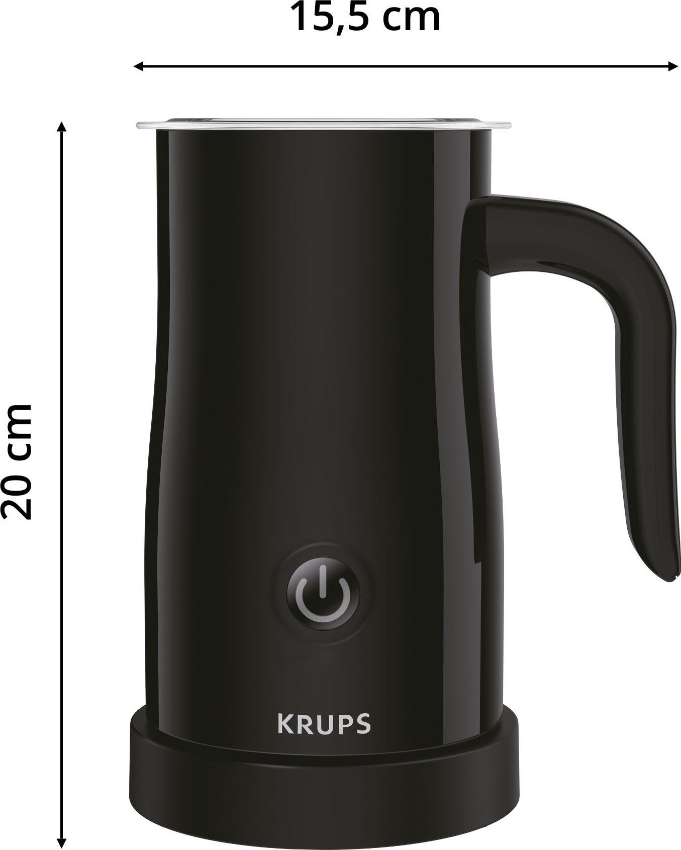 Krups Kaffeevollautomat EA910B.23 Sensation Milk Bundle, mit Krups Milchaufschäumer im Wert von UVP 79,99