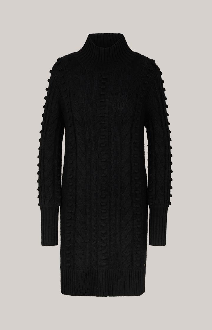 Strickkleid in Schwarz