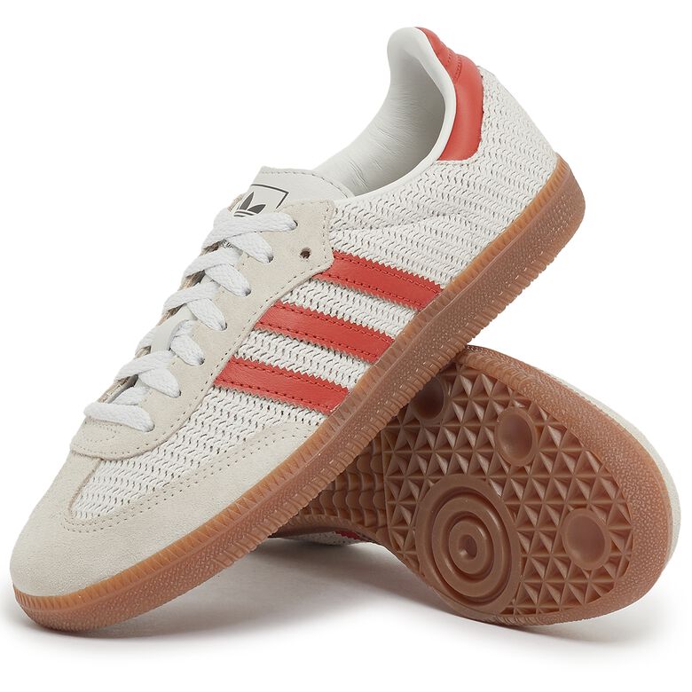 adidas Originals Wmns Samba OG crystal white/preloved red/gumm2
