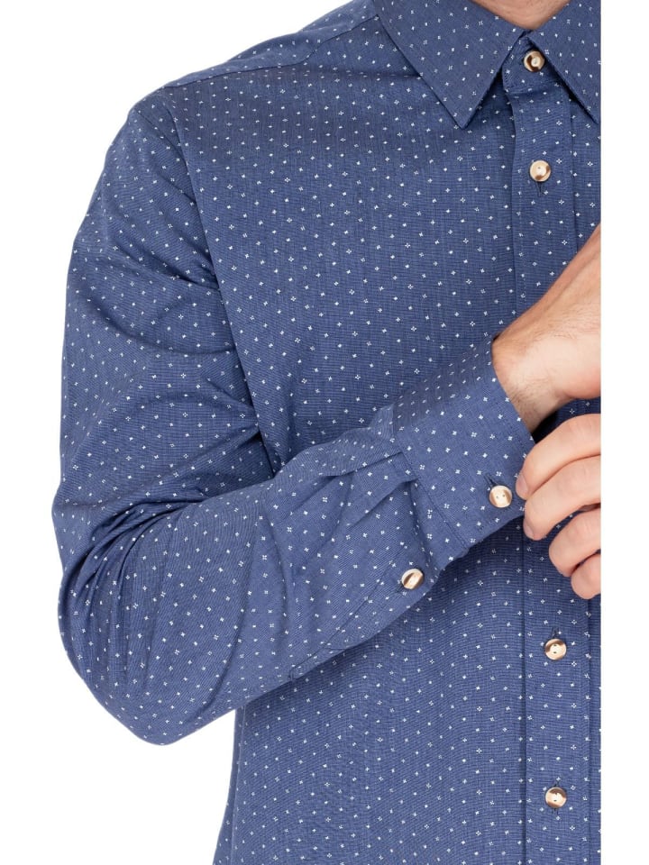 Almsach Hemd LF651-CT3076 in blau günstig kaufen