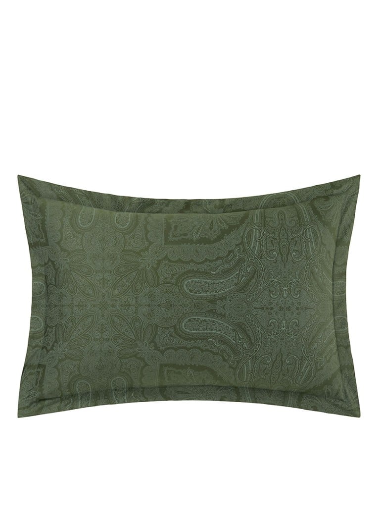 Federa per cuscino Ralph Lauren Doncaster in raso di cotone a 300 fili.