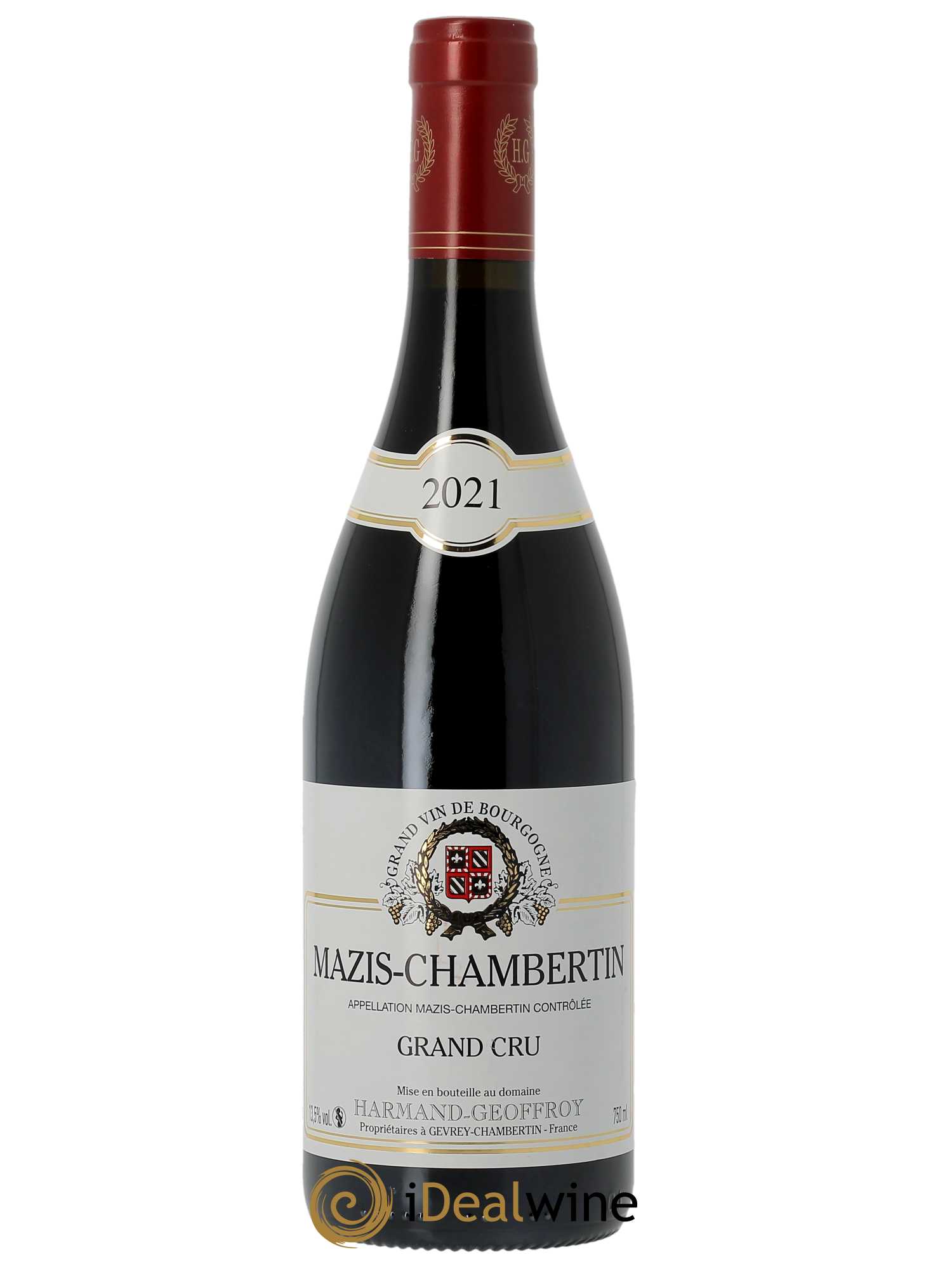 Mazis-Chambertin Grand Cru Harmand-Geoffroy (Domaine)  2021 - Lot de 1 Bouteille