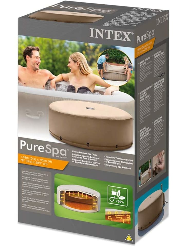 Intex Energiesparabdeckung für PureSpa (198x72cm) in beige günstig kaufen onesize