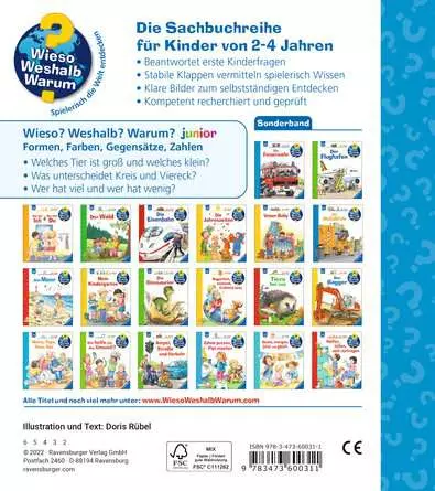 Ravensburger Wieso? Weshalb? Warum? Sonderband junior: Kennst du Formen, Farben, Gegensätze, Zahlen?