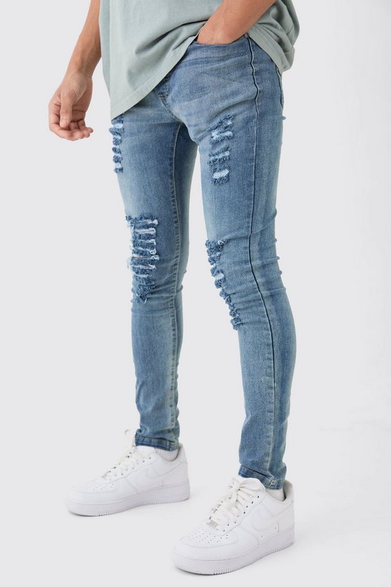 Super Skinny Jeans mit Rissen