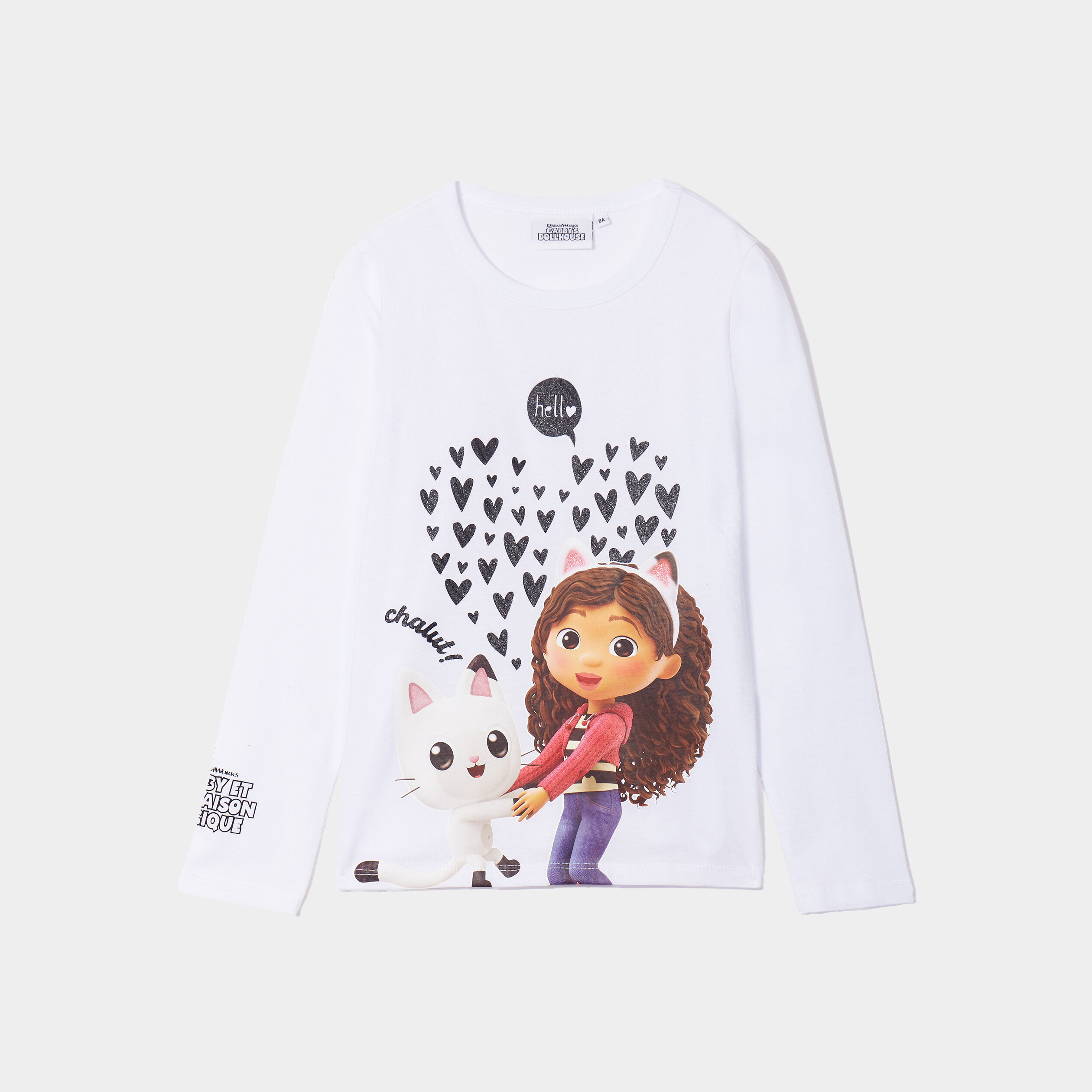T-shirt Gabby et la Maison Magique blanc fille | La Halle