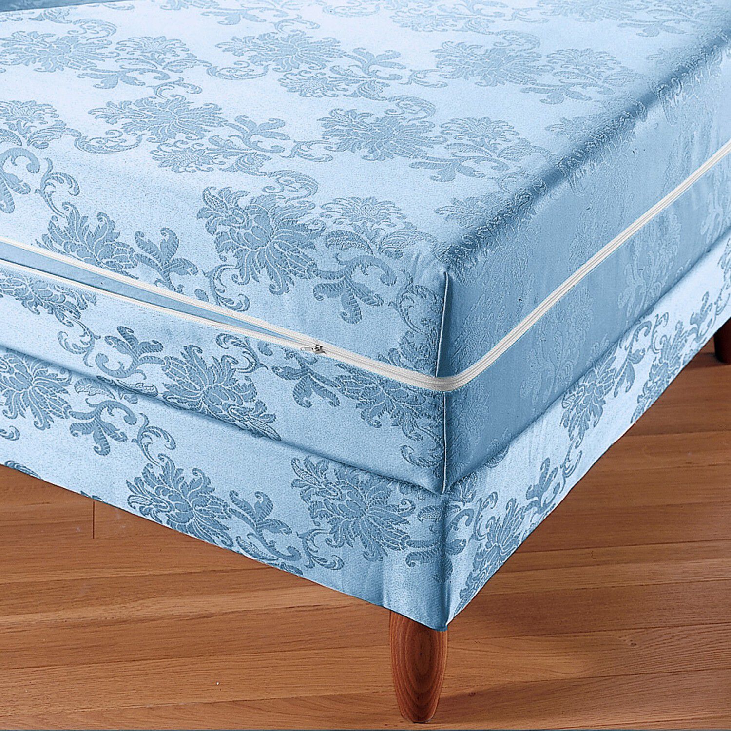 Housse de matelas ou sommier coutil médaillons 18 cm