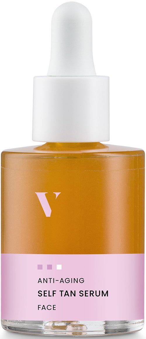 VENICEBODY Selbstbräunungsserum Anti Aging Self Tan Serum - Face, Selbstbräuner fürs Gesicht