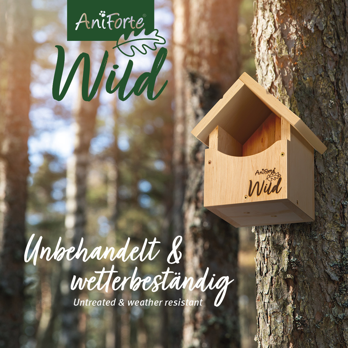 Aniforte Vogelhäuser & Nistkästen Aniforte Nistkasten Rotkehlchen