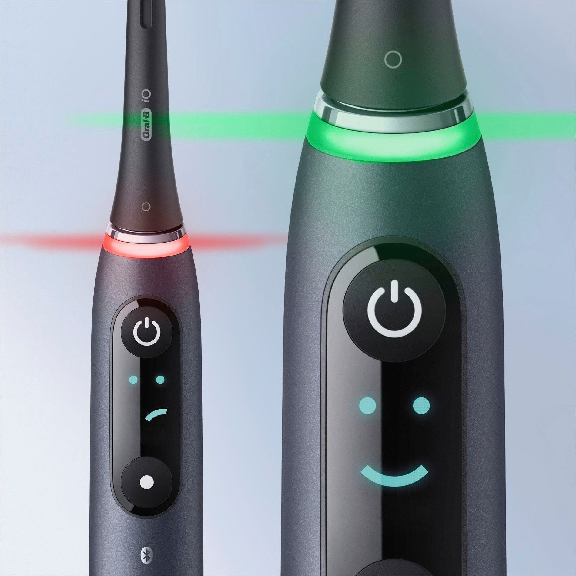Oral-B Elektrische Zahnbürste iO Series 9, Aufsteckbürsten: 1 St., mit Reiseetui