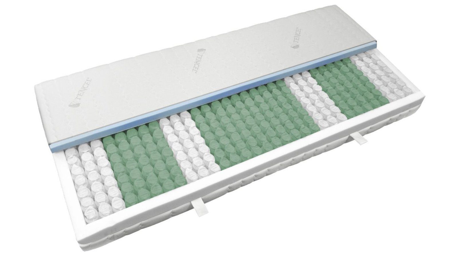 Taschenfederkernmatratze 7-Zonen Taschenfederkernmatratze Comfort, Sleepondo, 24 cm hoch, 80x200 cm