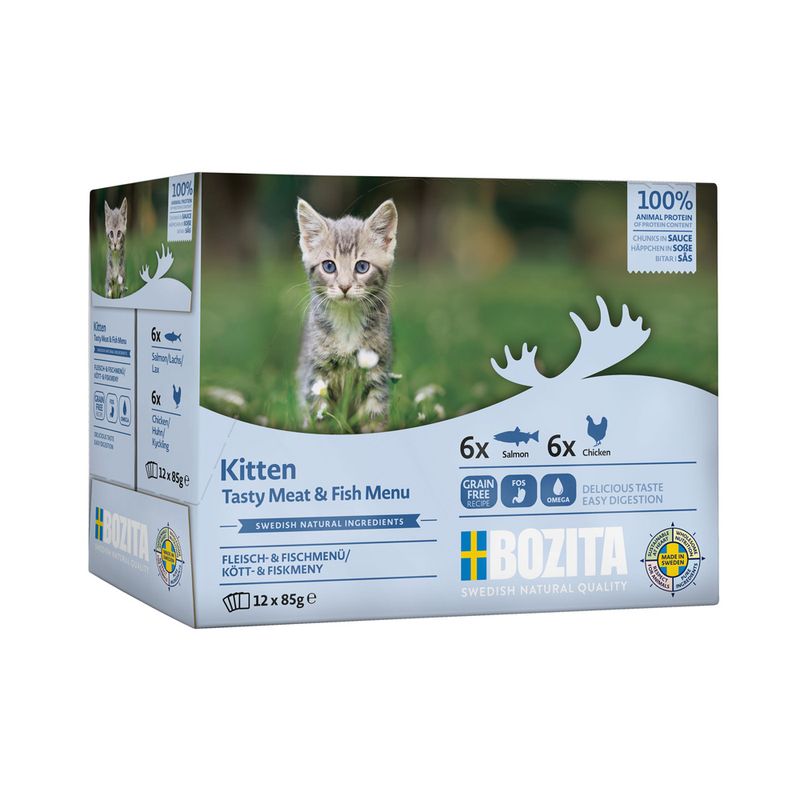 Mixpaket Bozita Häppchen in Soße Kitten zu TOP-Preisen | bitiba %