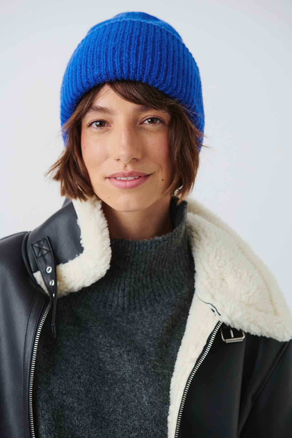 Chunky knitted hat