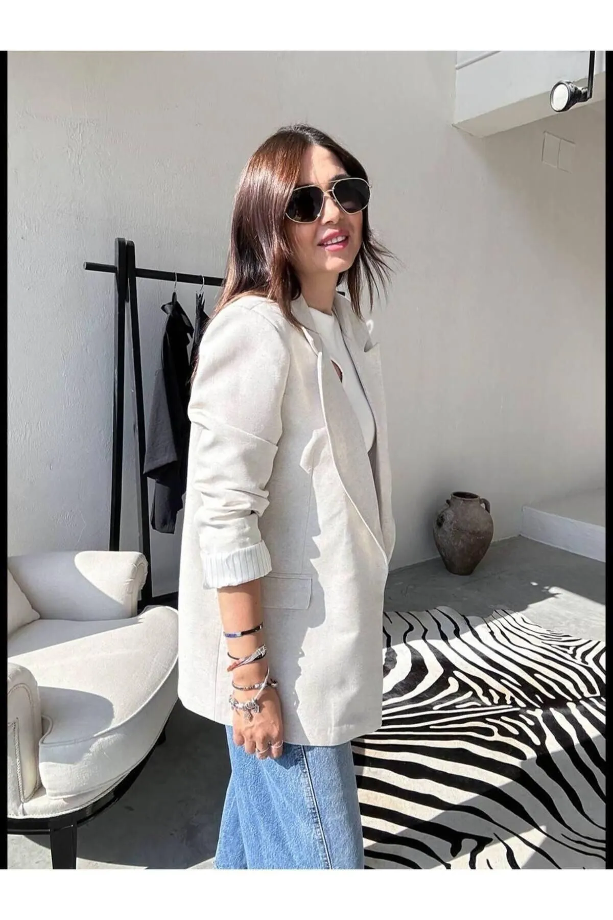 Letizia byece  Jacke - Grau - Regular Fit