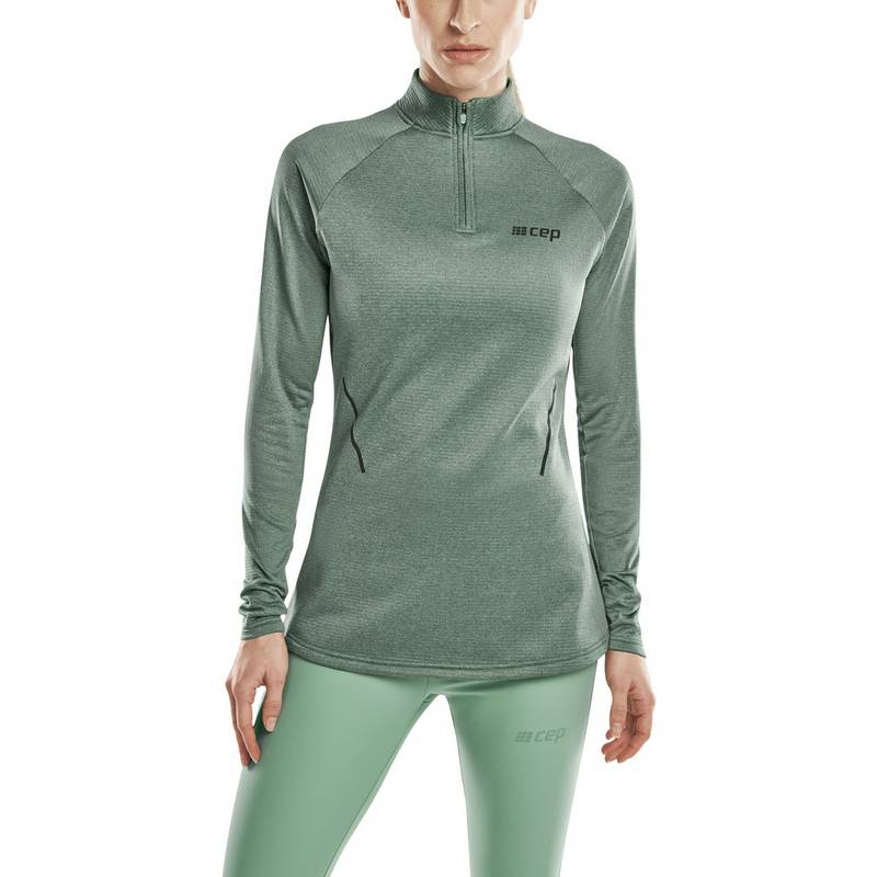 CEP Cold Weather Zip Shirt Longsleeve Laufshirt Damen