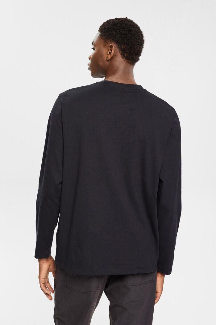 Langarm-Top aus Jersey, 100 % Baumwolle