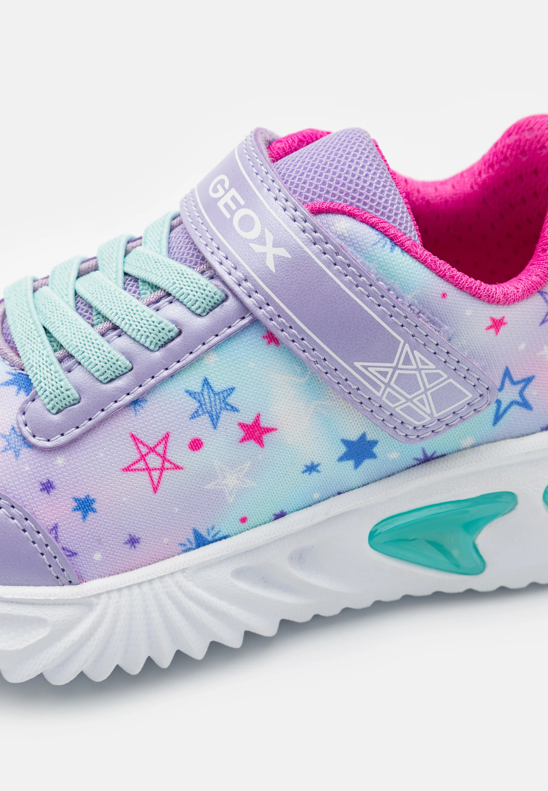 Geox ASSISTER GIRL LIGHTS - Zapatillas bajas