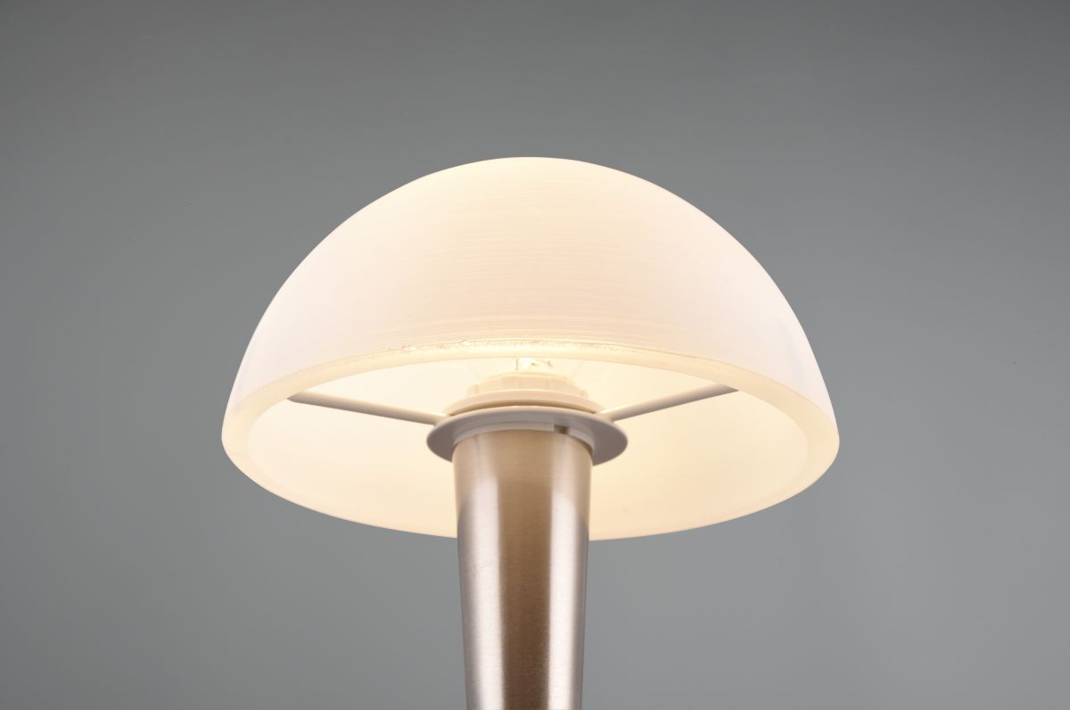Reality Leuchten LED Tischlampe Canaria Nickel