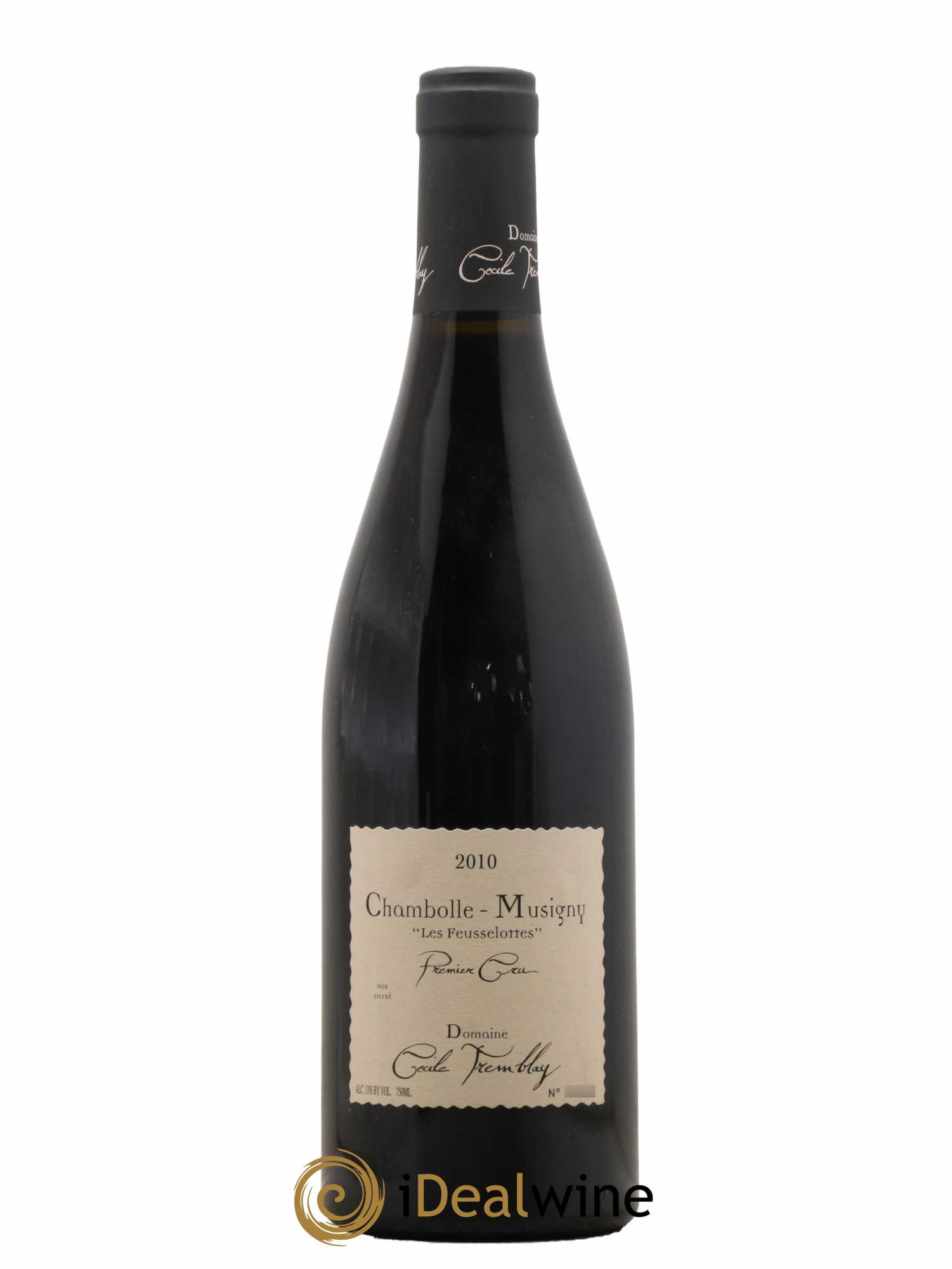 Chambolle-Musigny 1er Cru Les Feusselottes Cécile Tremblay  2010 - Lot de 1 Bouteille