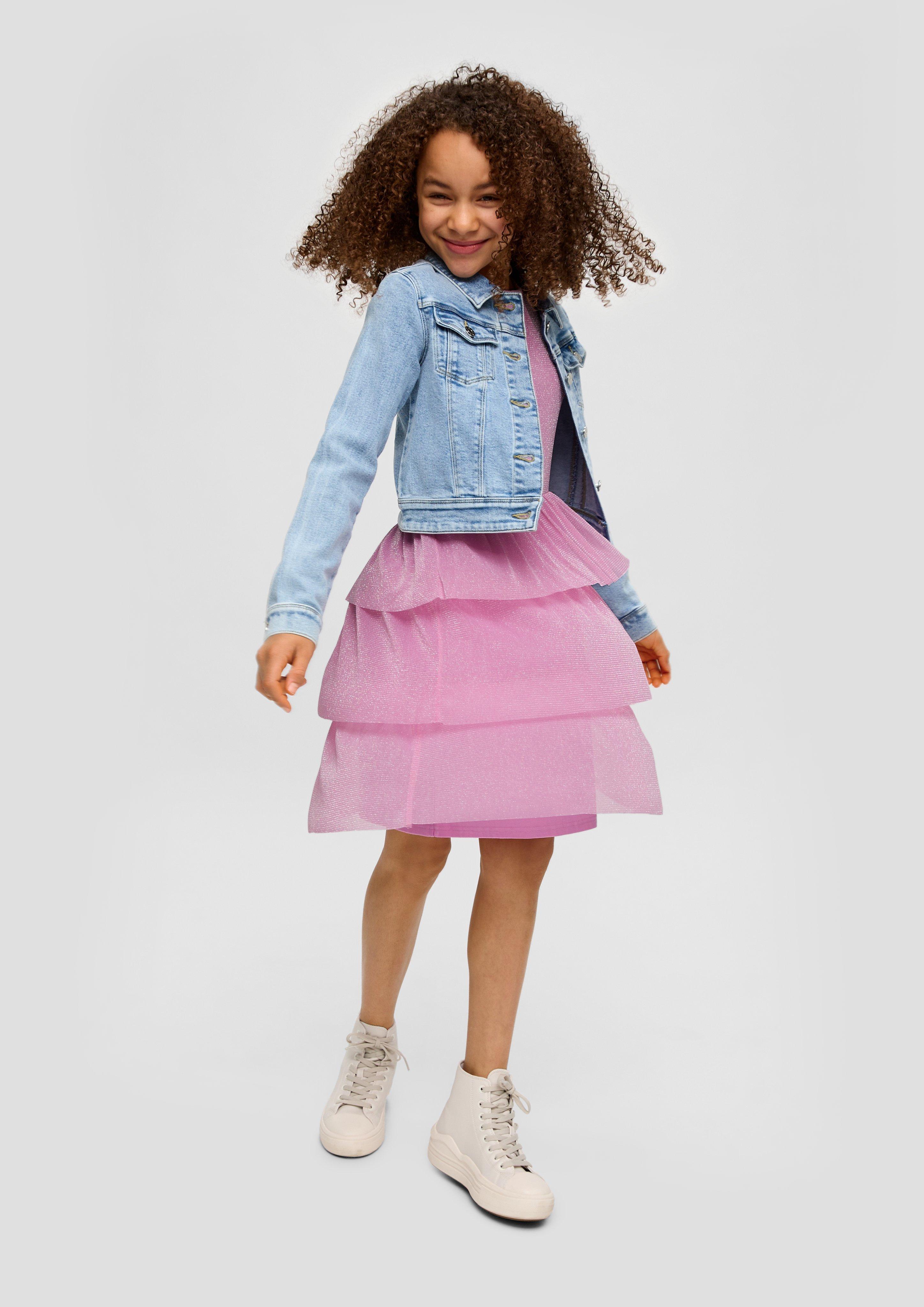 Kleid mit Volants  2140231-4442