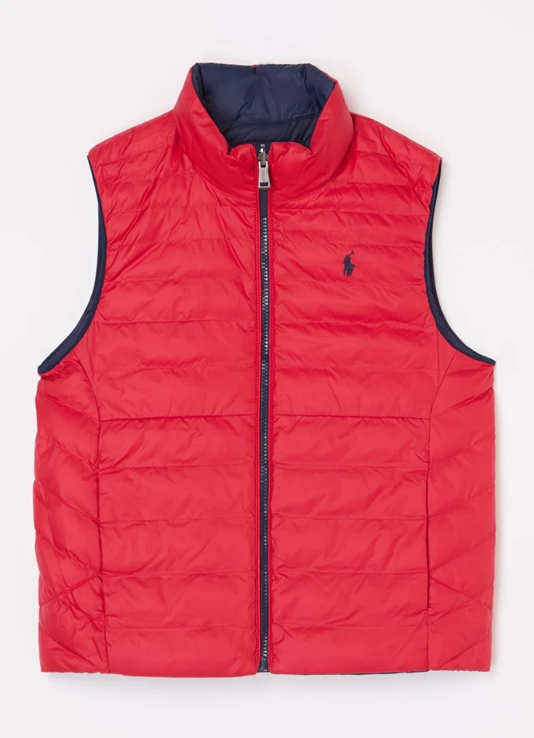 Ralph Lauren Reversible padded bodywarmer with logo embroidery