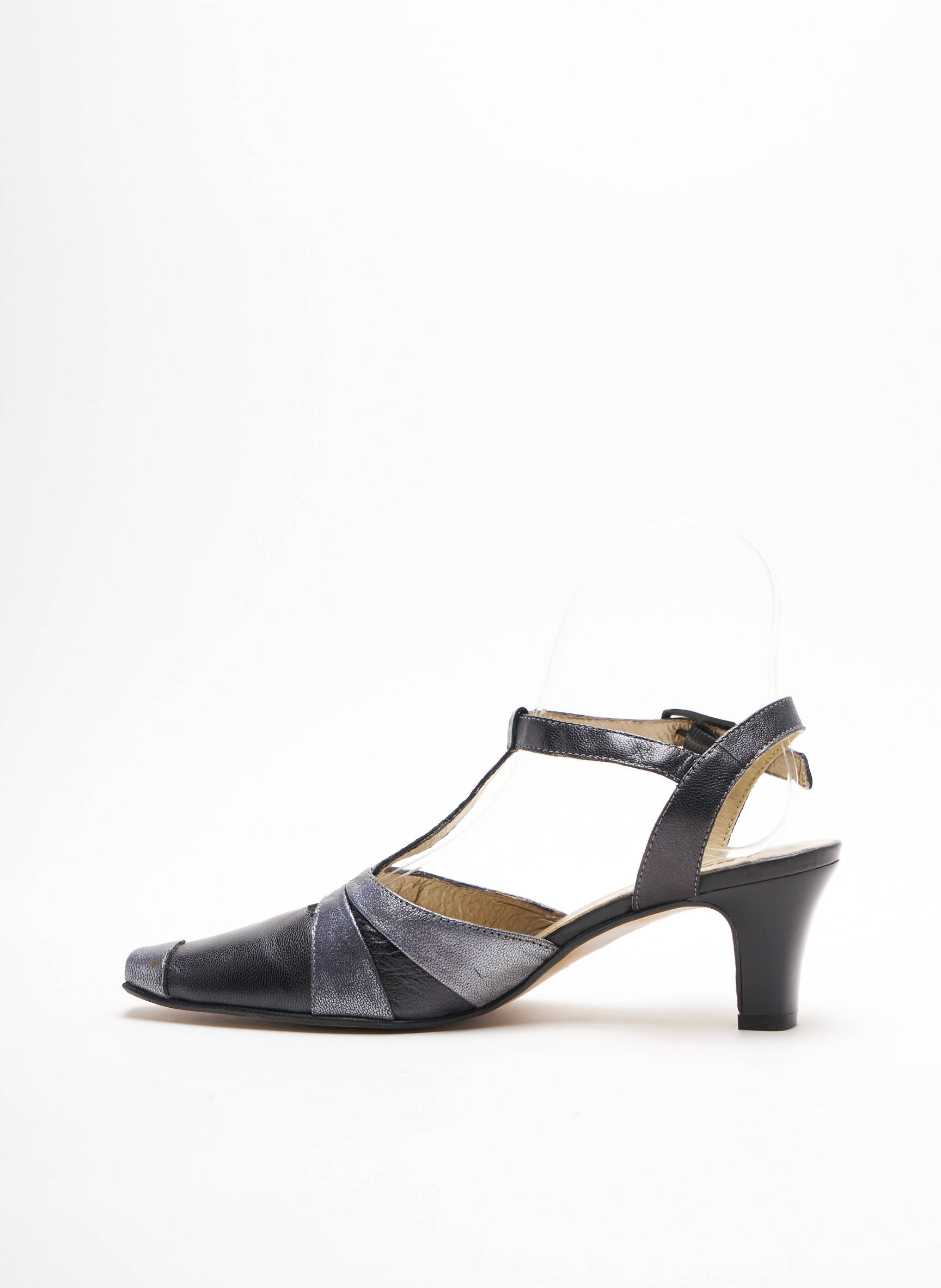 J Metayer Sandales Nu Pieds Femme couleur gris