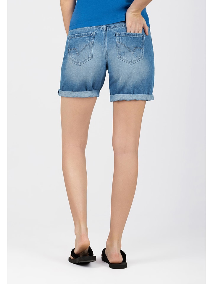 Timezone Jeans-Shorts in Blau günstig kaufen