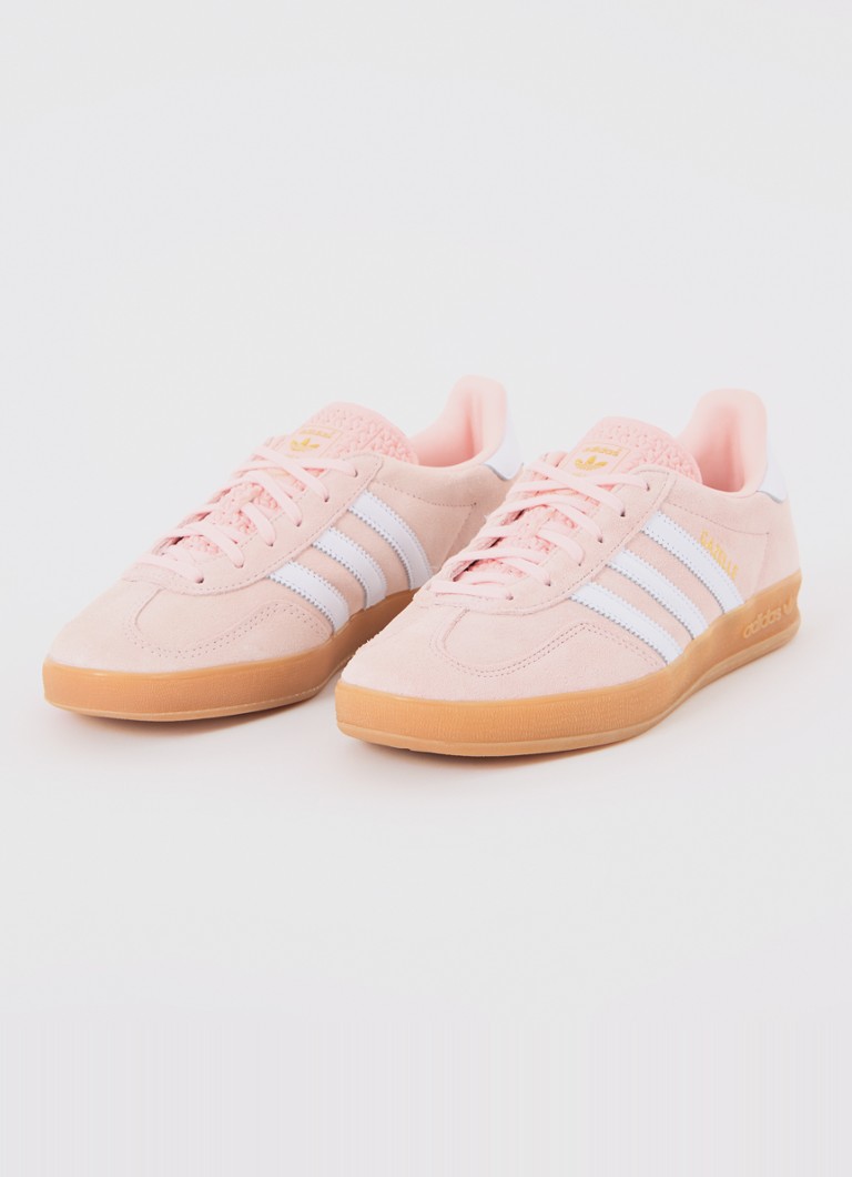 Kožené vnútorné tenisky Adidas Gazelle so semišovými detailmi