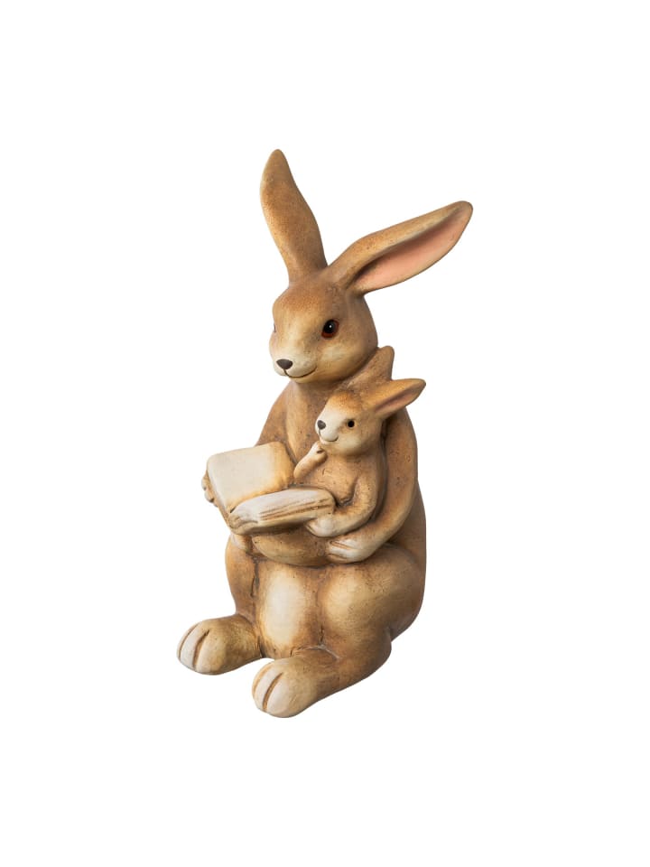 Creativ home Deko-Osterhase mit Kind in braun günstig kaufen onesize