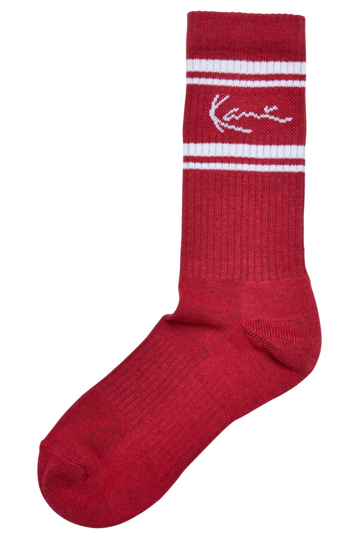 KARL KANI  Accessoires KA224-043-1 SIGNATURE 3ER-PACK SOCKEN TIEFROT/LILA BLÜTE/WEISS