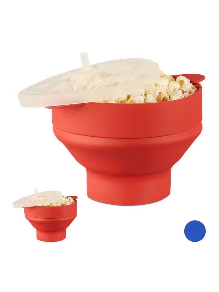 relaxdays 2x Popcorn-Maker in Rot günstig kaufen onesize