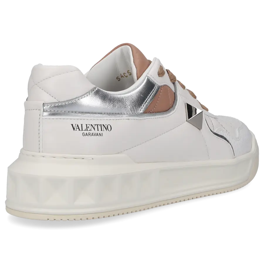 Valentino Garavani - Sneaker low ONE STUD Kalbsleder - weiß