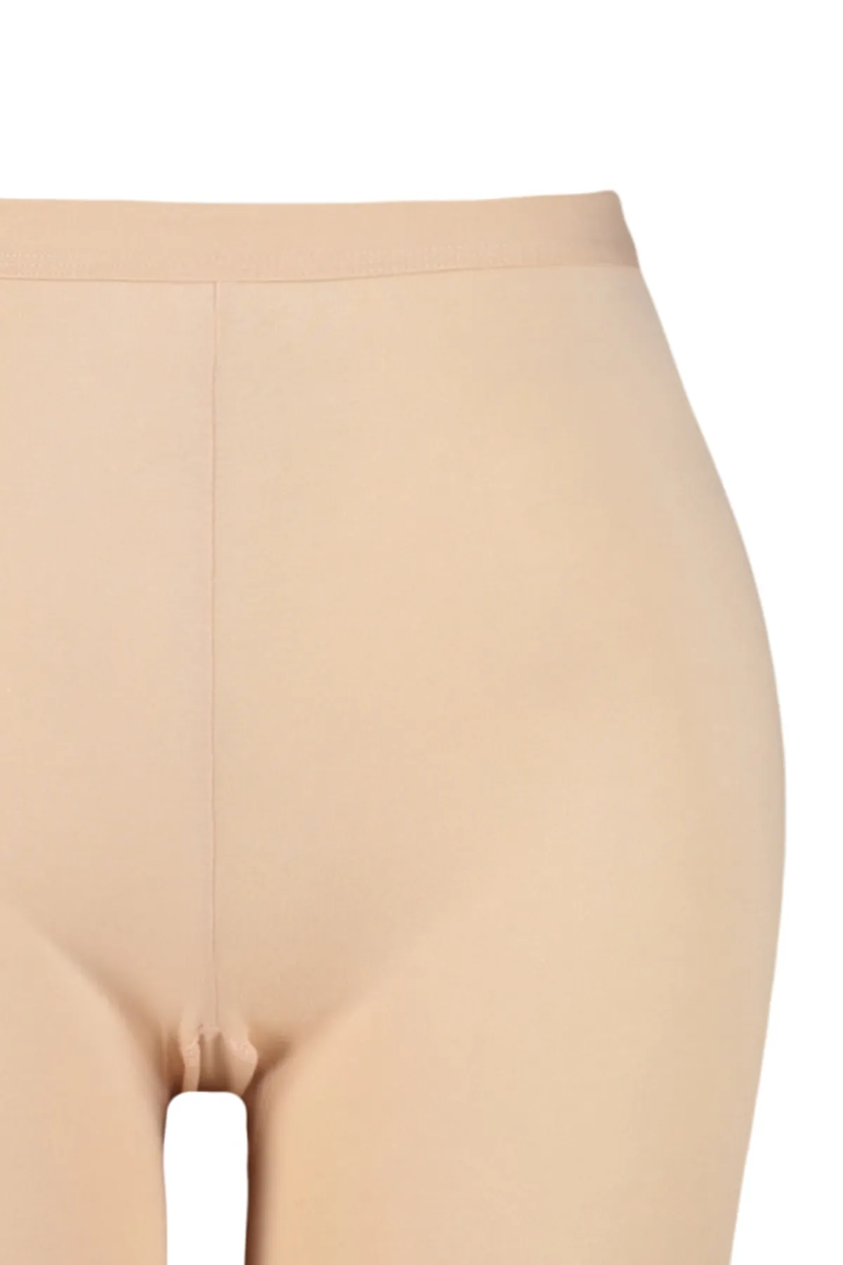 Trendyol Curve  Große Größen in Leggings - Beige - Hoher Bund
