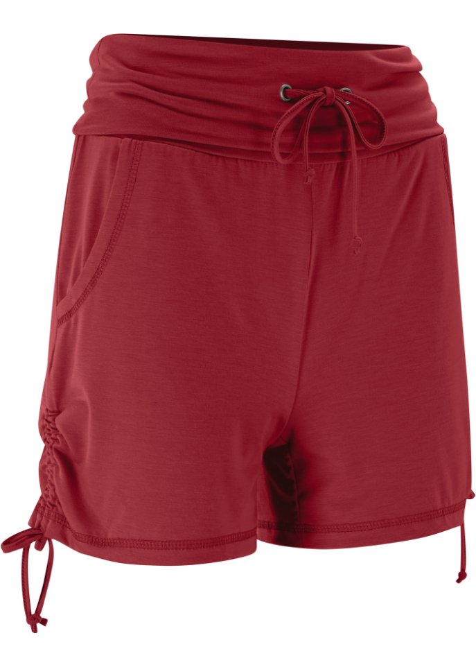 Shorts mit Raffung