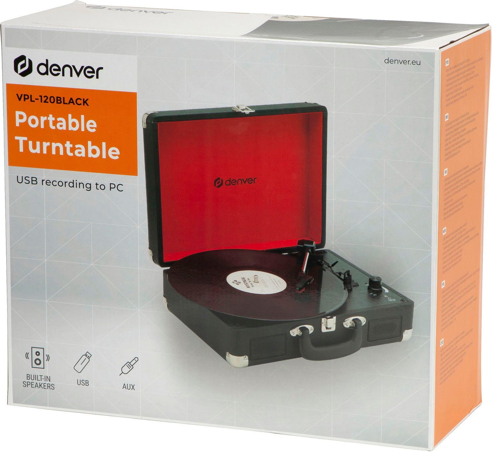 Denver VPL-120 Plattenspieler (Riemenantrieb)