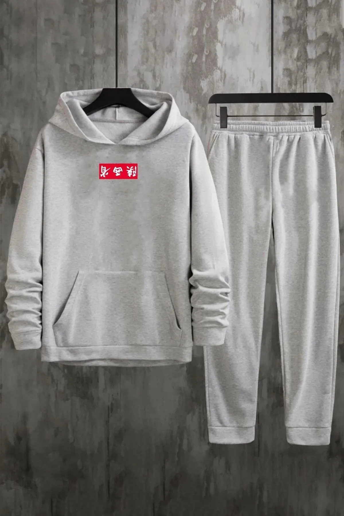 uyguntarz  Bedrucktes Unisex-Trainingsanzug-Set „Chinesebox“.