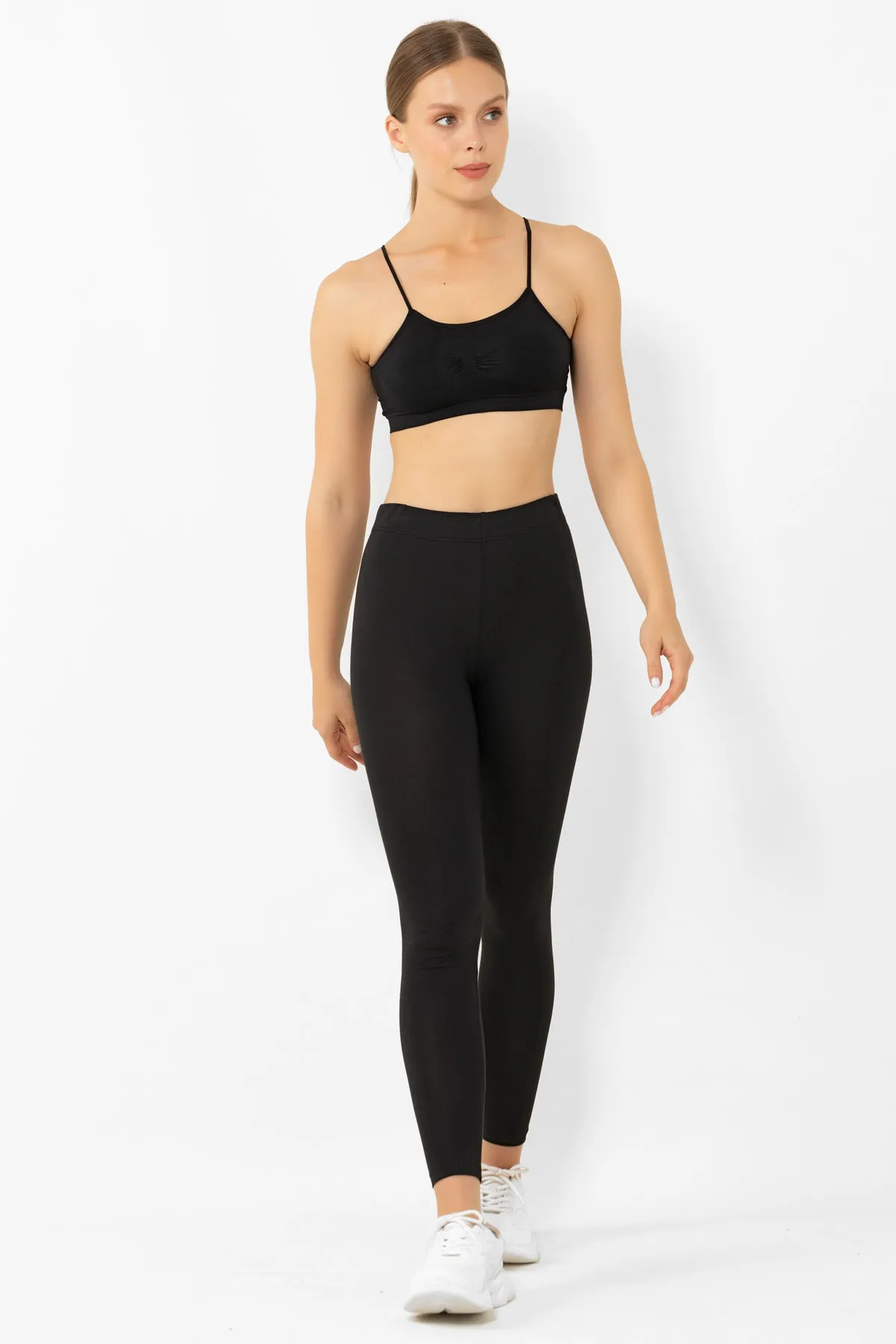 Miorre  Leggings - Schwarz - Mittlerer Bund