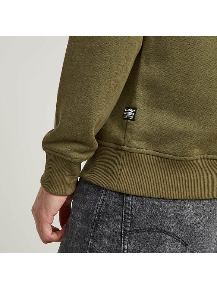 G-Star Sweatshirt in Khaki günstig kaufen
